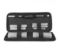 M-Wave Thread Cutting Set, M4x0.7, M5x0.8, M6x1.0, M8x1.25, M10x1.0, Pedal Thread Cutter 9/16" (l+r) & 1/2" (l+r), in Black Bag