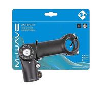 M-Wave Potence ST-CS.1 31,8 mm – 90 mm – Réglable 0°/+90° – Noir