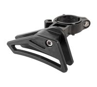 M-Wave Unisexe - Adulte 13033601 Guide-chaîne pour VTT 1 x entraînement, Montage des entretoises de siège, chaîne 50/52 mm, Collier de Serrage de 34,9 mm, Adaptateur Plus avec Protection CH-EX, Noir