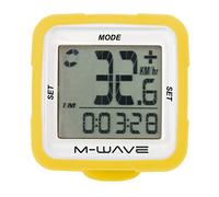 M-Wave XIV Compteur vélo Jaune