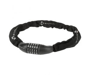 M-Wave - Zahlen-Kettenschloss D 6.8,5 - Antivol vélo - Ø 6 x 850 mm - black