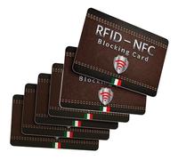 M.Y.L. Carte de verrouillage RFID NFC Anti-Frode, marron, S, Moderne