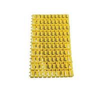 M0 M1 M2 M3 LN PE carte de fil marqueur câble étiquette réseau multicolore bien rangé manchon cordon coincé 2-10mm pour Marquage et Classification Câble(M3(8mm2),10 Sheets)