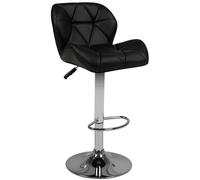 M01 Quilted Adjustable Bar Hocker Noir