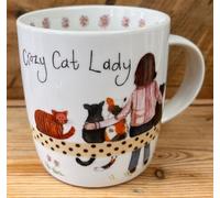 M02 Dame chat folle Tasse chat
