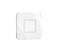 M1 052492 Plafonnier LED avec détecteur de mouvements acier inoxydable 8.8 W blanc chaud éclairage continu activable, avec fonction crépusculaire,