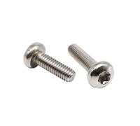 M1.4 .6 M2 .5 M3 M4 M5 M6 M8 304 A2-70 acier inoxydable GB2672 vis à tête ronde Torx à Six lobes boulon Extra Long 3-100mm(5pcs M8,12mm)