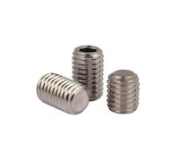 M1.6 M2 M2.5 M3 M3.5 M4 M5 M6 acier inoxydable DIN913 vis de réglage à douille hexagonale avec pointe plate SS304 (Size : M3X2.5 200PCS)