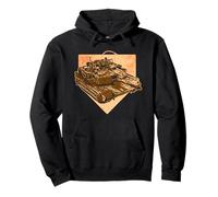M1 Abrams Battle Tank USA Amérique Armée Amérique Sweat à Capuche
