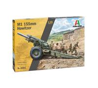 M1 Canon De 155Mm Avec Équipage 1:35 Kit De Modèle En Plastique 6581 ITALERI