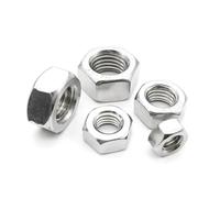 M1 M1.2 M1.4 M1.6 M2 M2.5 M3 M3.5 M4 M5 M6 M8 M10 M12 M16 M20 M24 DIN934 304 écrou hexagonal en acier inoxydable(100pcs M1.2 brass)