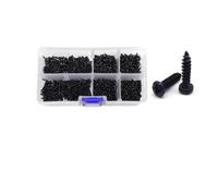 M1 M1.2 M1.4 M1.7 M2 M3 M4 en acier noir Mini croix ronde à tête cylindrique autotaraudeuse Kit de vis boîte(M2)