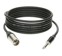 M1 MIC CABLE NOIR 1M XLR 3 MALE - JACK 2P KLOTZ