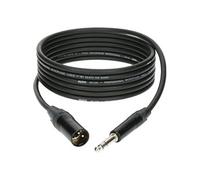 M1 Mic Cable Noir 5M XLR 3 Male - Plug 3P Connecteur Metal, Noir Câbles XLR et jack symétrique