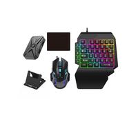 M1 Pro+ Kit de Conversion de Jeu Mobile 5 en 1 avec Clavier et Souris