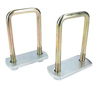 M10 50mm x 100mm U-N-Vis de fixation 1 paire avec les plaques et les écrous HAUTE RÉSISTANCE À UBR06/08