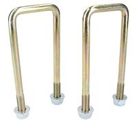 M10 50mm x 130mm boulon en U/N-Bolt pour remorque 1 paire avec des écrous UBR07 HAUTE RÉSISTANCE