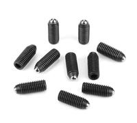 M10 Ball Spring Plungers 10 - Piece Set | Carbon Steel Hex Socket Thread Screws for Mechanical Devices/Clamps/Tooling | Accurate Positioning Components with 56g - 167g Weight (M10*25(10PCS))