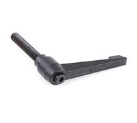 M10 Levier Serrage 25-50 mm Poignée Réglable Levier Serrage Prise Hexagonale Filetage Mâle Machines Levier Serrage avec Goujon(M10*50)