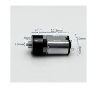 M10 Planetary Gear Mute electronic starter DC 1.5V-3.7V 3V 65RPM Slow Speed Cross Shaft IINKUEYK