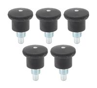 M10 Pull Pin Knobs 5PCS | Quick Release Spring Handle for Exercise Machines/Exercise Equipment | 25mm Locking Pin Replacement | Long - Lasting Iron & Plastic Construction