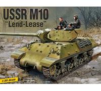 M10 USSR "Lend-Lease" w/ 5 Figurines - ACADEMY 1/35 PLASTIC KIT