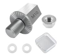 M10 X 1,0 Adaptateur D'essieu, Adaptateur Universel pour Essieu de Vélo, Adaptateur D'essieu de Vélo Unisexe pour Remorque