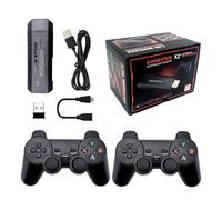 M10 X2PLUS Retro Game Stick 4K, 64G HD 2.4G P3 Contrôleur sans fil intégré 30 000 jeux, mini émulateurs d'arcade portables, console de télévision vidéo pour enfants et adultes