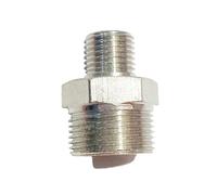 M10x1 Metric to 3/8'' BSPP Male Thread Brass Pipe Fitting Reducing Adapter Connector