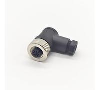 M12 5 Pôles Femelle Connecteur, IP67 Étanche A Codés 90 ° 5 Broches sur Place à Vis Capteur 12mm M12 5 Core Connecteurs Ronds Accessoires pour l'automatisation Industrielle 125V 4A AC/DC