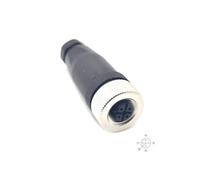 M12 5 Pôles Femelle Connecteur, IP67 Étanche B Codés Droits 5 Broches sur Place à Vis Capteur 12mm M12 5 Core Connecteurs Ronds Accessoires pour l'automatisation Industrielle 125V 4A AC/DC