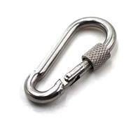 M12 Boucle Mousqueton 304 Acier Inoxydable Mousqueton Crochet Paquet de 1