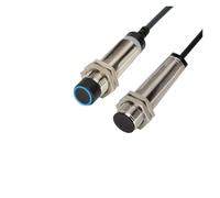 M12 metal induction sensor oil-proof and waterproof proximity switch cylindrical NPN normally open PNP three-wire 24V(E2ZE-M12KN04W-P1)