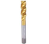 M12 x 1,75 Tap cannelé en spirale, 5% Bit de forage HSS COBALT, outil de filetage de trou, robinet robuste pour acier inoxydable, acier en alliage, cuivre, métaux en fer