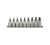 Jeu de douilles sur rail torx 1/2 9 pcs Teng Tools M1213TX