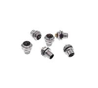 M1216 3/4/5/8Pin sensor connector mounting hole 16mm M12 Socket panel back threaded coupling Male&Female M1216 NWPNLXEA(Male 5pin)