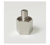 M12x1.75 Female To M8x1.25 Male Thread 304 Stainless Steel High Pressure Reducing Pipe Fitting Adapter