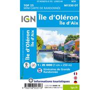 IGN Carte Île d'Oléron - Île d'Aix mini (1330OT)