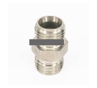 M14x1.5mm Metric Male to M14x1.5mm Metric Male Threaded 304 Stainless Steel Pipe Fitting Connector Adapter Max Pressure 2.5 Mpa