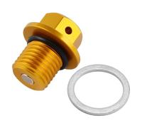 M14XP1 5 Boulon du Bouchon de vidange d'huile magnétique Compatible avec 2 Traits de Moto 2 Traits et 4 Traits 125 200 250 300 350 390 430 450 480 498 2010 2022 2023 Modèles(Gold)