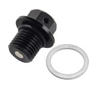 M14XP1 5 Boulon du Bouchon de vidange d'huile magnétique Compatible avec 2 Traits de Moto 2 Traits et 4 Traits 125 200 250 300 350 390 430 450 480 498 2010 2022 2023 Modèles(Black)