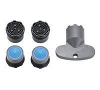 M16,5 x 1 ~ Full Flow Lot de 4 régulateurs de jet à visser Perlator d'origine avec clé