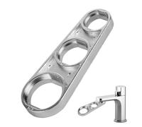 M16/M18/M20/M22/M24/M28 Clé à Barboteuse pour Robinet, Aérateur Buse Mélangeuse Aérateur, Adaptateur Robinet Kit pour Raccords de Tuyaux, Eviers, Filtres à Eau (Argent)