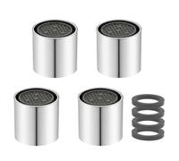 M16/M18/M20/M22 x 4 pièces aérateurs, pièces de rechange d'aérateur de robinet de filtre de buse de filtre pour essai d'éclaboussures et économie d'eau - filetage interne (M16)