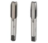 M16 Main Tap Drill Bit Set | Fil de cannelure droite en acier au carbone pour bois/plastique/aluminium | Métrique M16 Tap pour taraudage manuel | Comprend premier et deuxième