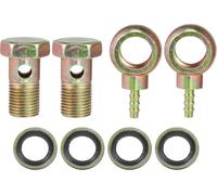 M16x1.5 6mm Banjo Tuyau Barbillon Boulon Raccords Adaptateur pour Voiture (Ensemble de 2)
