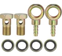 M16x1.5 8mm Banjo Tuyau Barbillon Boulon Raccords Adaptateur pour Voiture (Ensemble de 2)