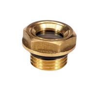 M16x1.5mm Metric Male Brass Oil Level Sight Glass Window Hex Head For Air compressor Gearbox YZWRWRMKTB