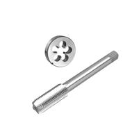 M17X0.5, M17X0.75, M17X1, M17X1.25, M17X1.5, M17X2 Tap and Die Set Right Hand, HSS Machine Thread Tap & Round Die(2.0)