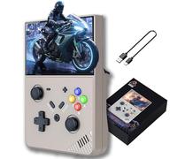 M18 Portable Game Console 4,3 Pouces Console De Jeux Portable R43 Prowith 4000mAh Grande Batterie Rechargeable, avec Lecteur De Jeux Vidéo De 30000 Jeux-Gery||128G
